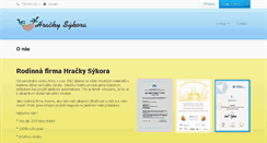 Desktop Screenshot of hrackysykora.cz